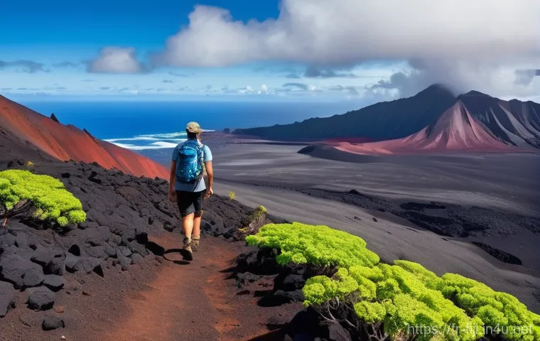 피지와 하와이 비교 - **Prompt 1: Serene Fijian Beach Relaxation**
    "A tranquil scene on a pristine white sand beach in...