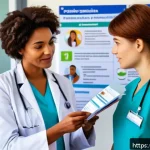 피지 여행 시 백신 접종 필요 여부 - A detailed travel health advisory scene showing a French traveler consulting a specialized vaccinati...